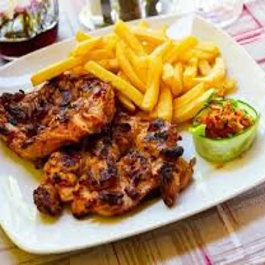 دجاج مسحب مشوي